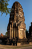 Thailand, Old Sukhothai - Wat Phra Pai Luang. Khmer style prang. 